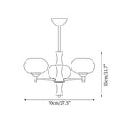 Vintage Rico Glass Chandelier — product view 5