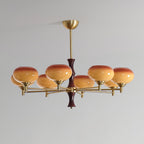Vintage Rico Glass Chandelier — product view 12