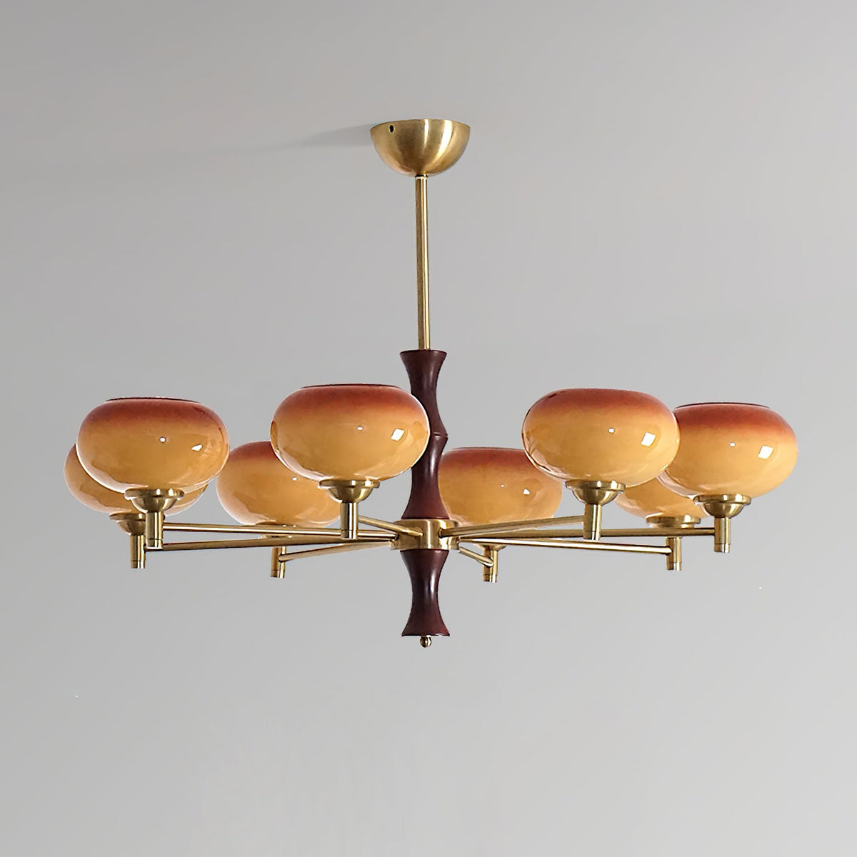 Vintage Rico Glass Chandelier — product view 12
