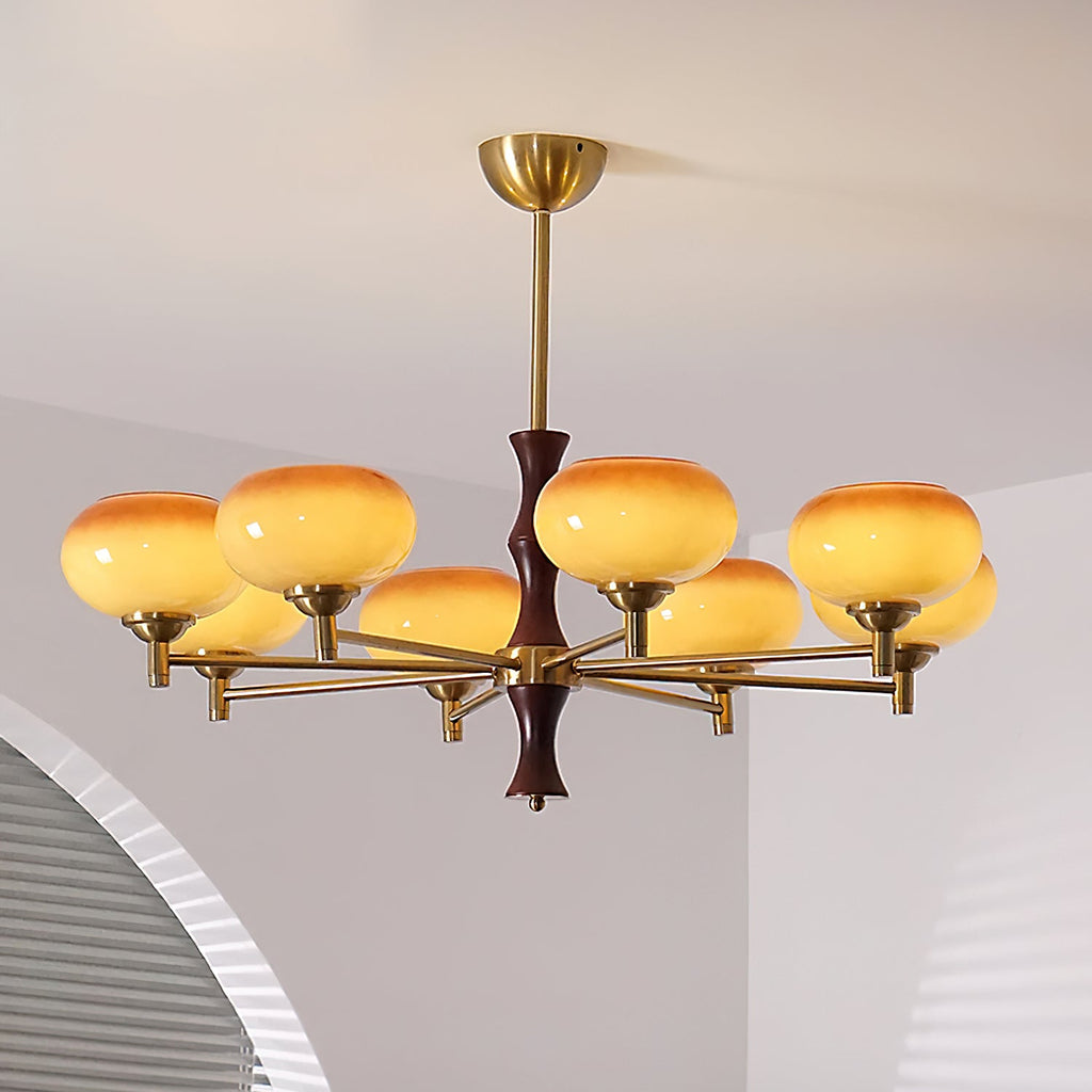 Vintage Rico Glass Chandelier — product view 13