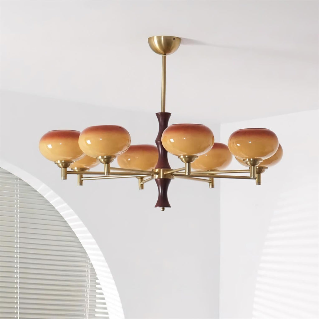 Vintage Rico Glass Chandelier — product view 14