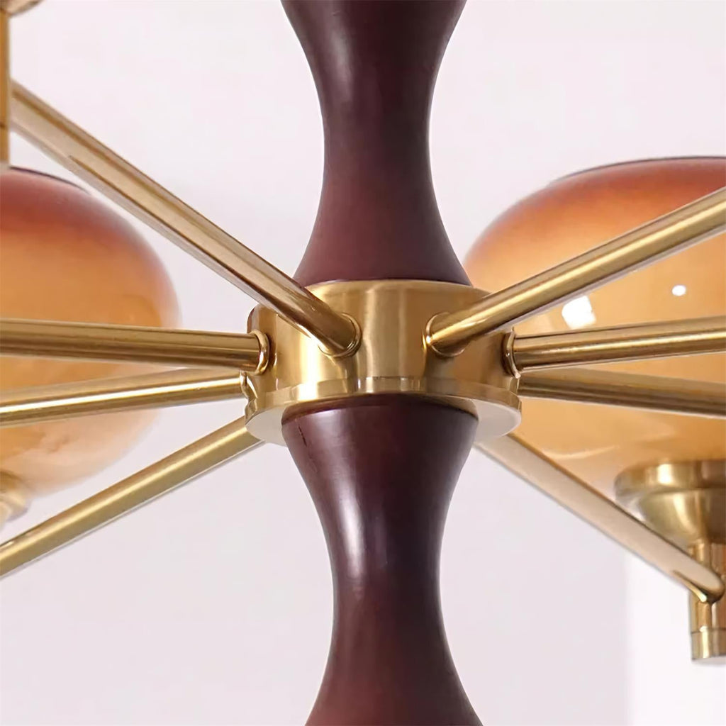 Vintage Rico Glass Chandelier — product view 17