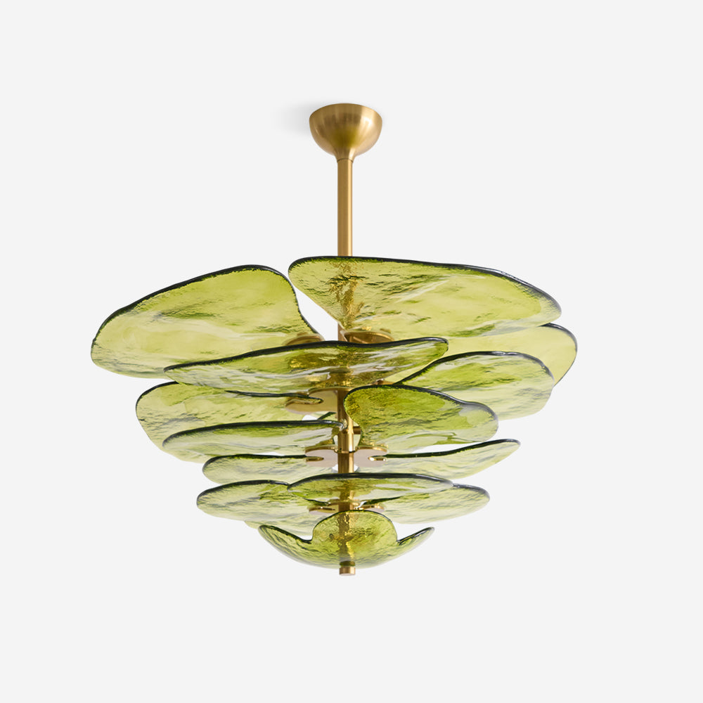 Lilypad Glass Chandelier — product view 1