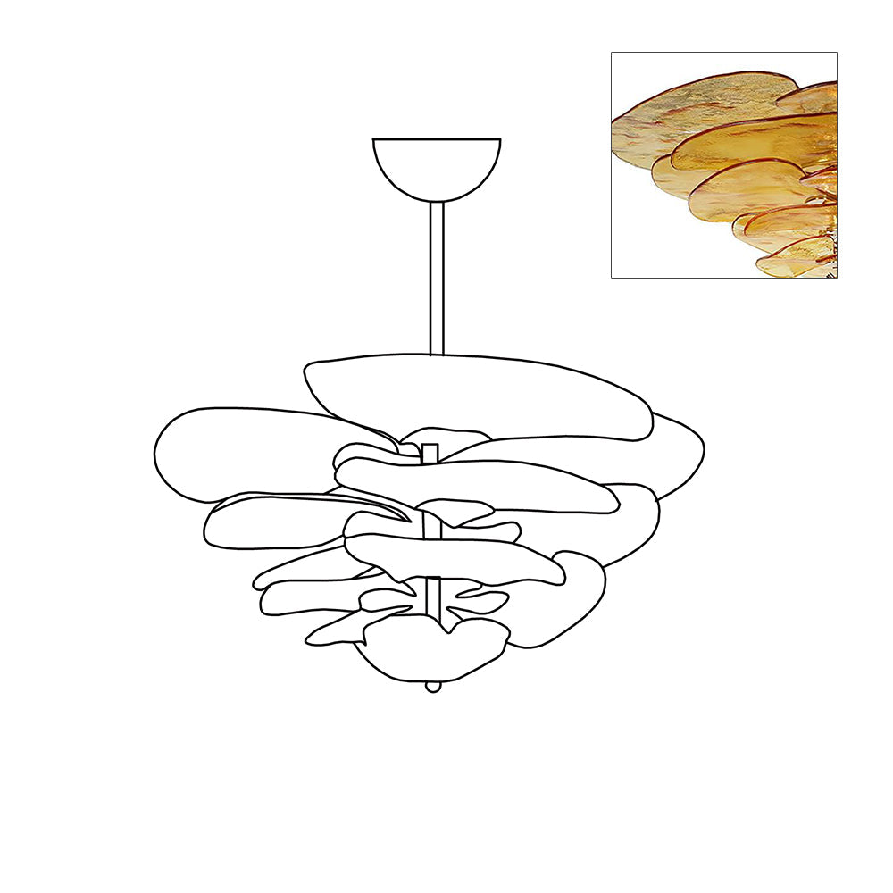 Lilypad Glass Chandelier — product view 49