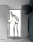 Milly Sculpture Resin Floor Lamp — product view 4