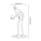 Milly Sculpture Resin Floor Lamp — product view 5