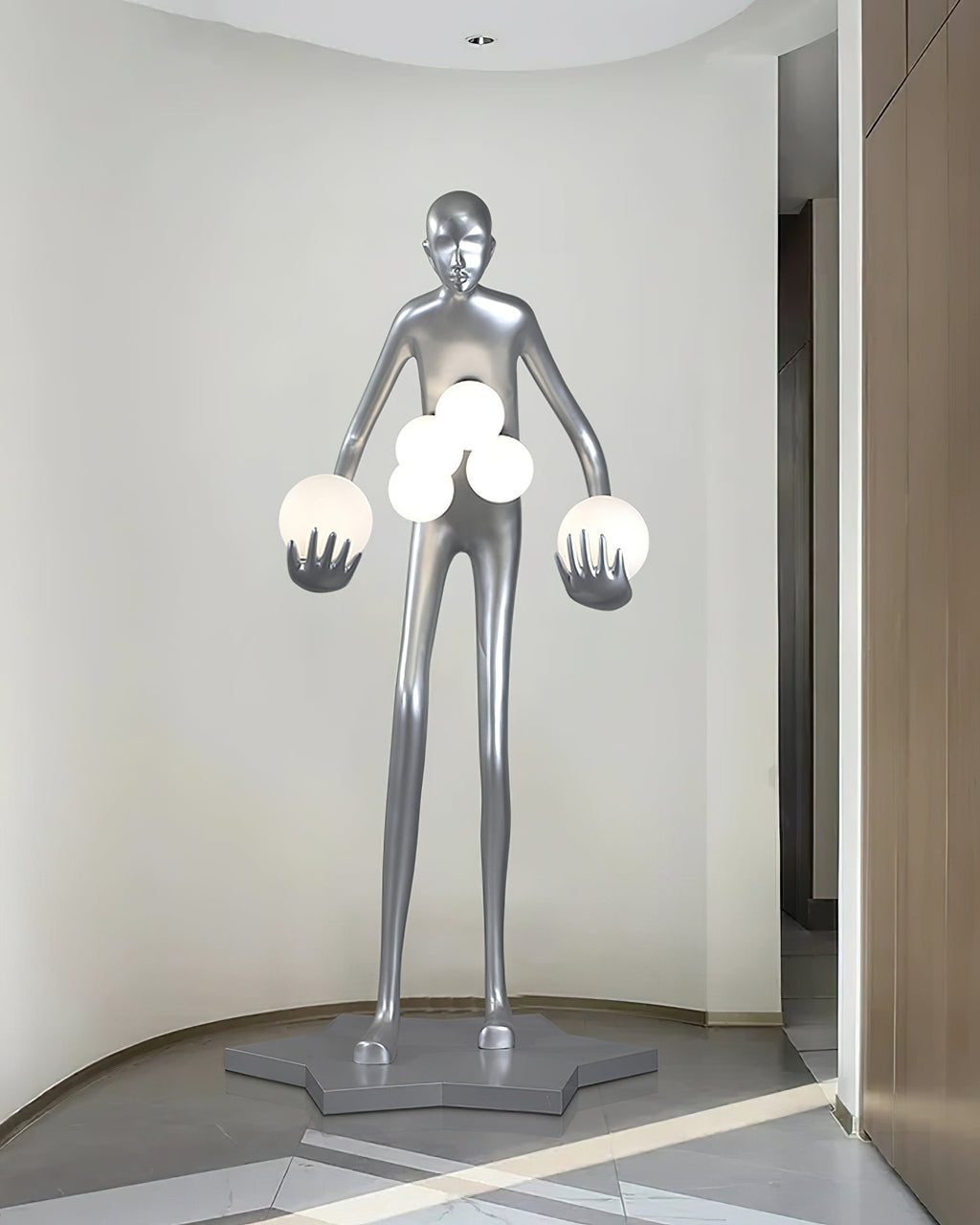 Milly Sculpture Resin Floor Lamp — product view 6
