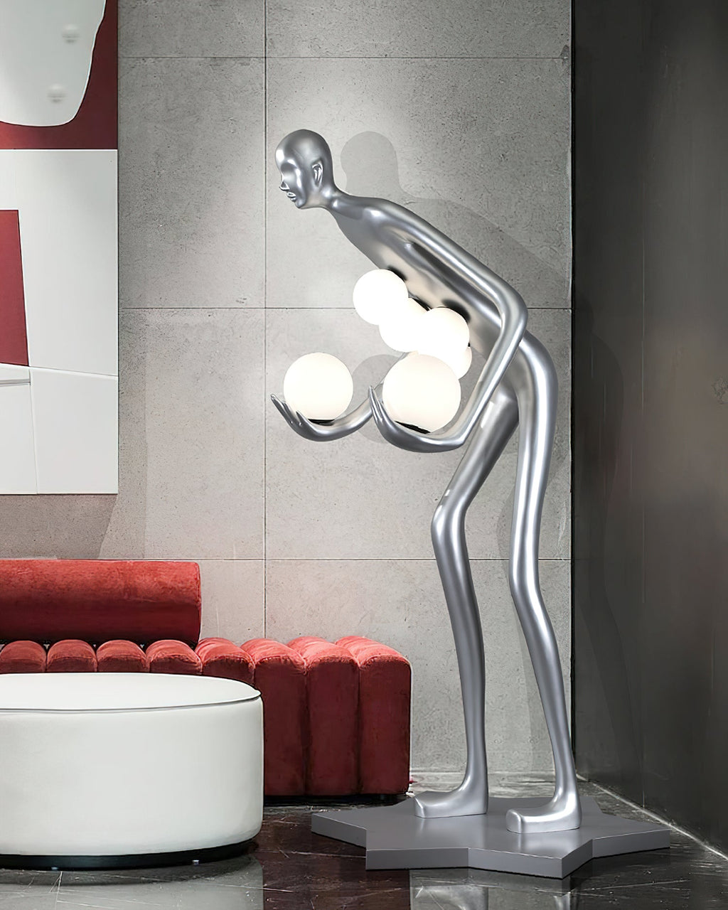 Milly Sculpture Resin Floor Lamp — product view 7