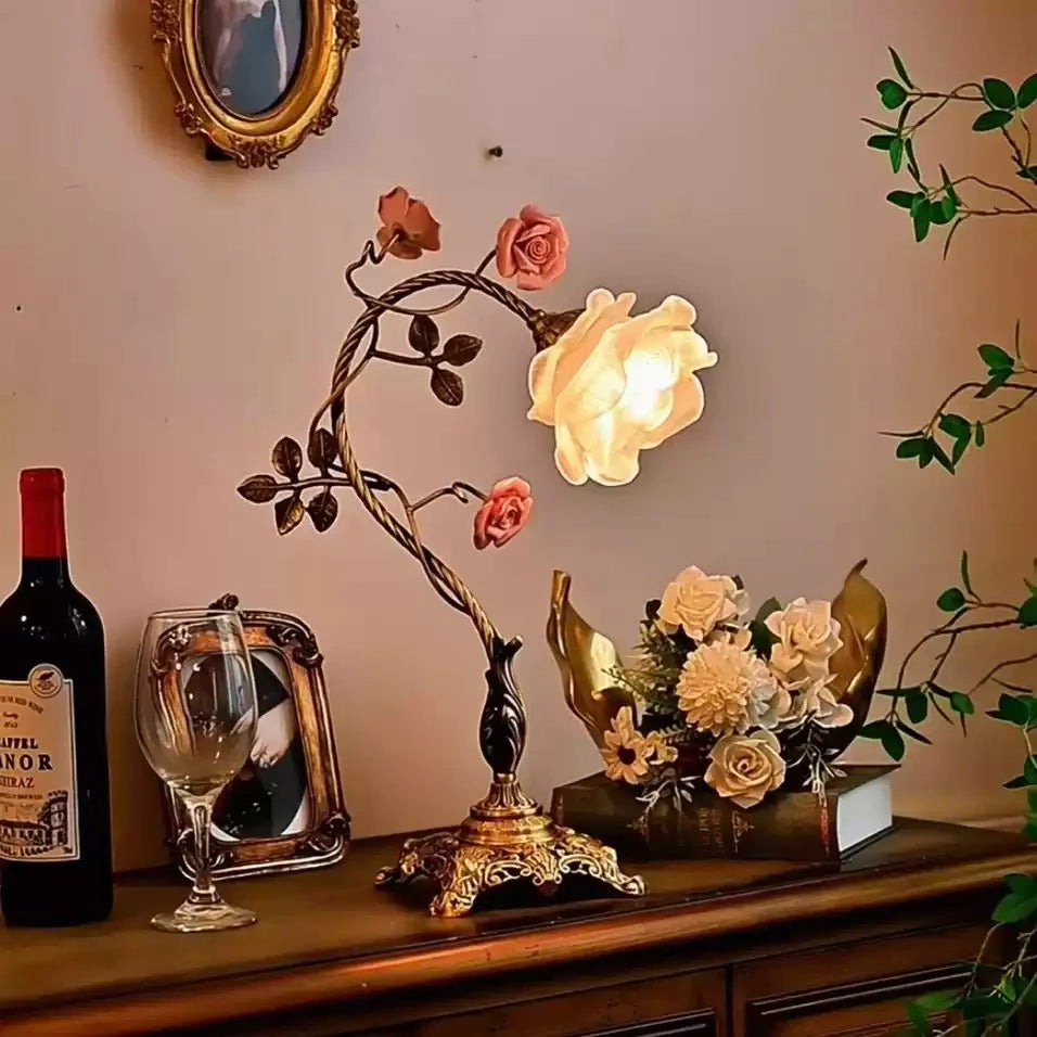Campanella Vintage Rose Table Lamp – product view 8