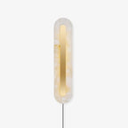 Alabaster Rounded Plug-in Wall Light – product view 1