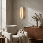Alabaster Rounded Plug-in Wall Light – product view 5