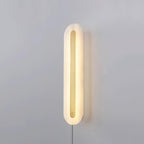 Alabaster Rounded Plug-in Wall Light – product view 7