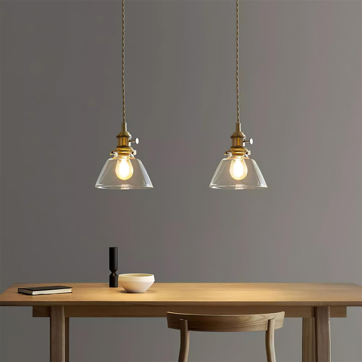 Jasmine Glass Pendant Lamp — product view 4