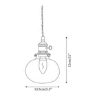Jasmine Glass Pendant Lamp — product view 7