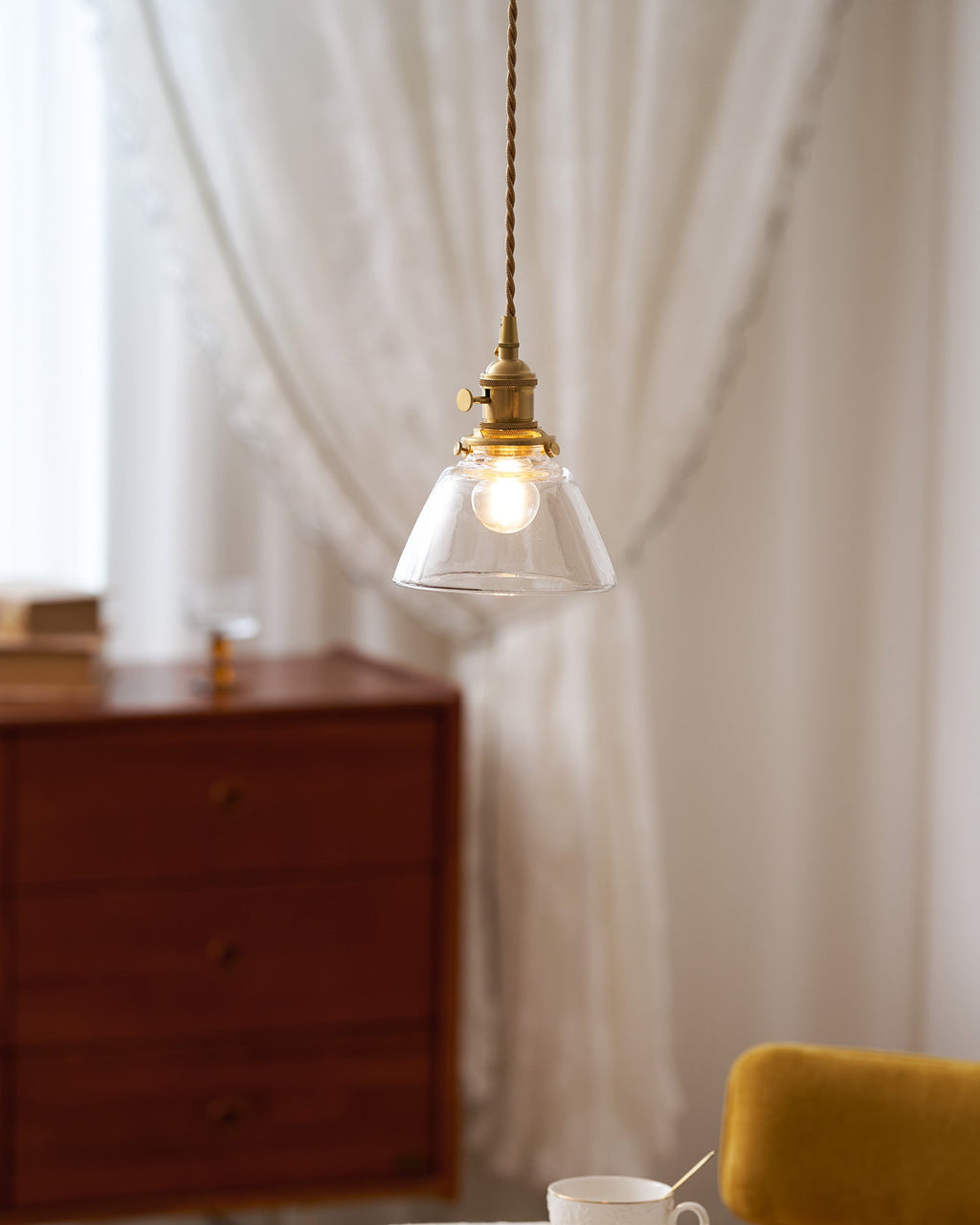 Jasmine Glass Pendant Lamp — product view 17