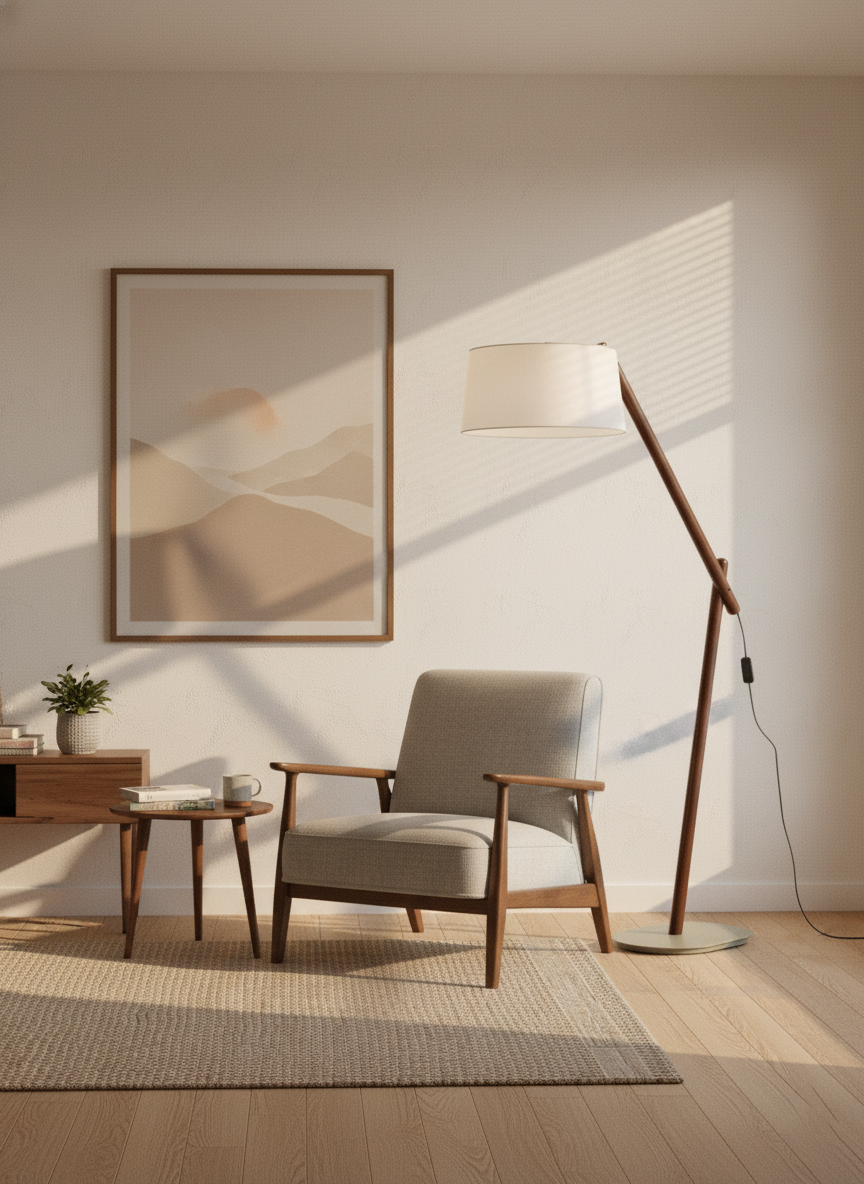 Valeo Wood Floor Lamp — product view 11