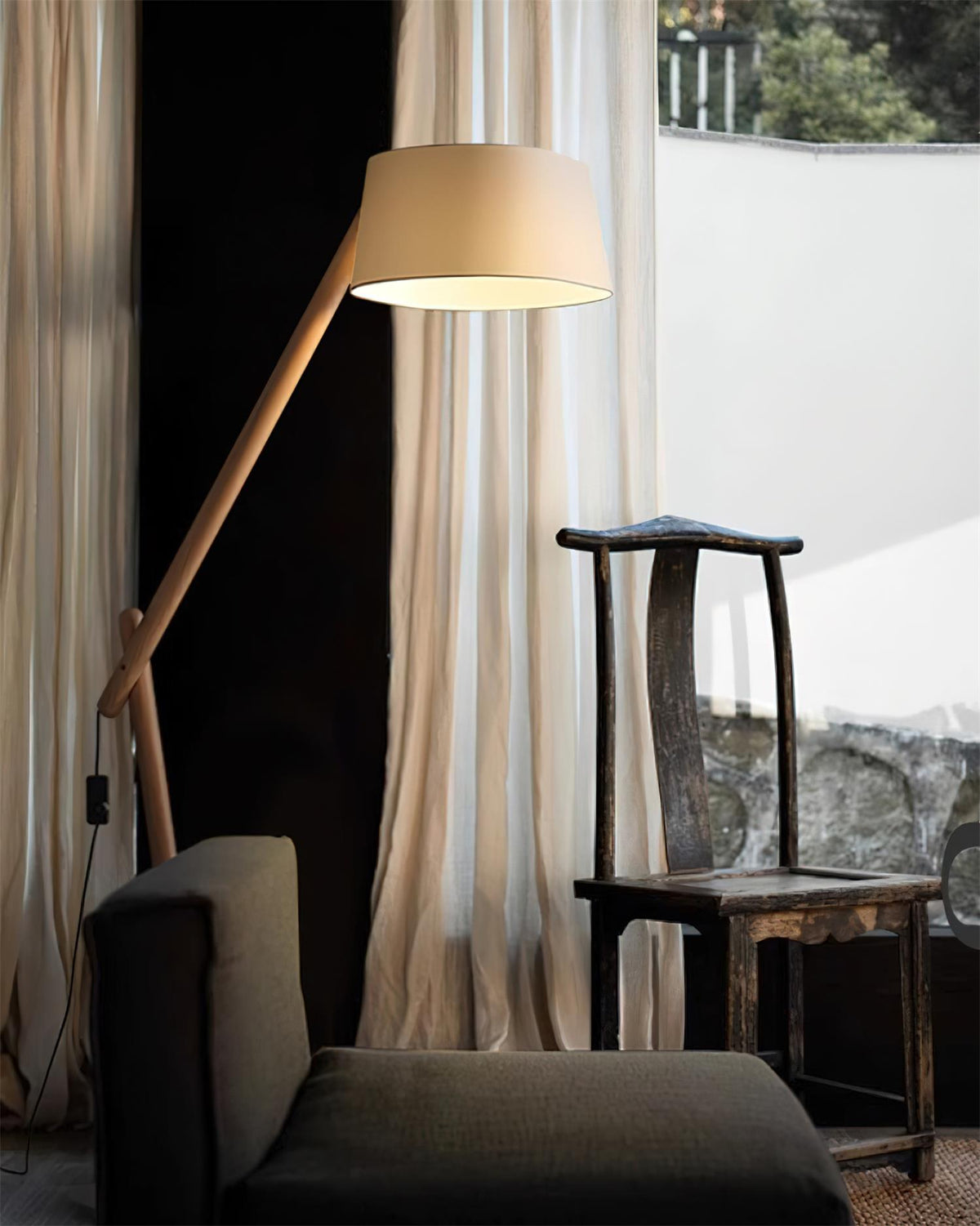Valeo Wood Floor Lamp — product view 25