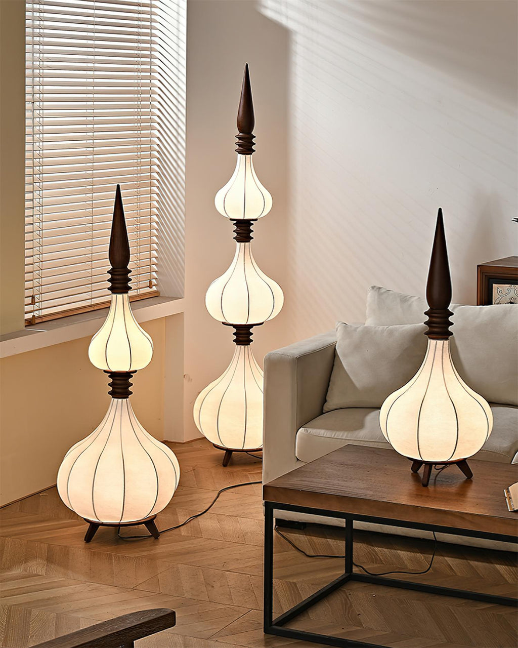 Sultano Wood Floor Lamp — product view 4