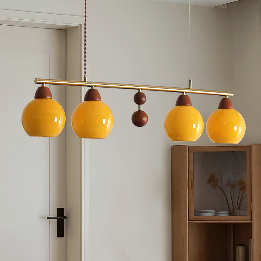 Tala Glass Chandelier — product view 2