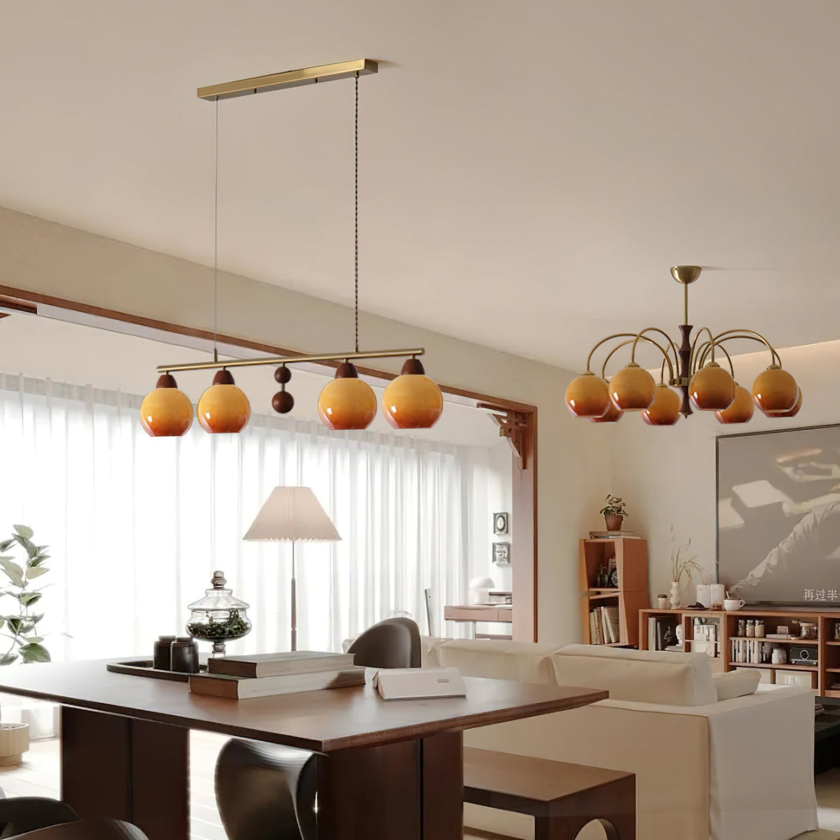 Tala Glass Chandelier — product view 4