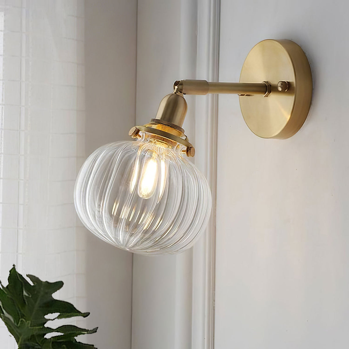 Rodo Glass Plug In Wall Lamp — product view 3