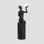 Myron Sculpture Glass Floor Lamp — product view 4