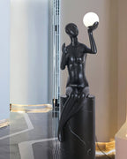 Myron Sculpture Glass Floor Lamp — product view 9