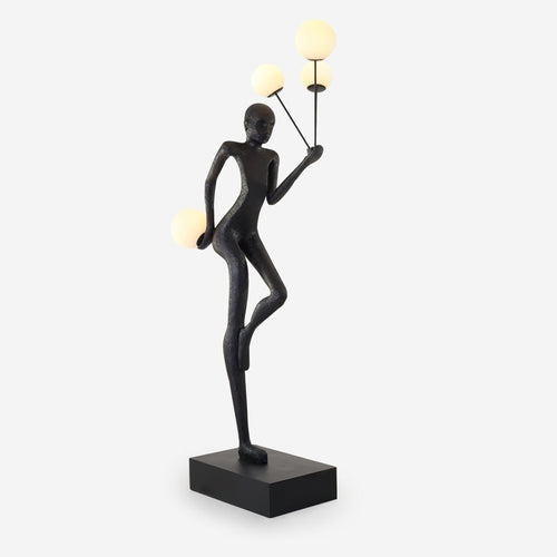 Amelia Sculpture Glass Floor Lamp — product view 1