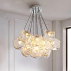 Ice Cubes Glass Chandelier — product view 2
