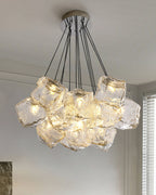 Ice Cubes Glass Chandelier — product view 3