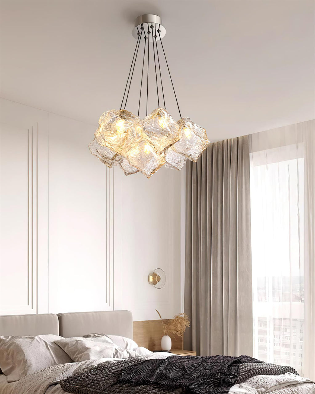 Ice Cubes Glass Chandelier — product view 4