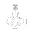 Ice Cubes Glass Chandelier — product view 5