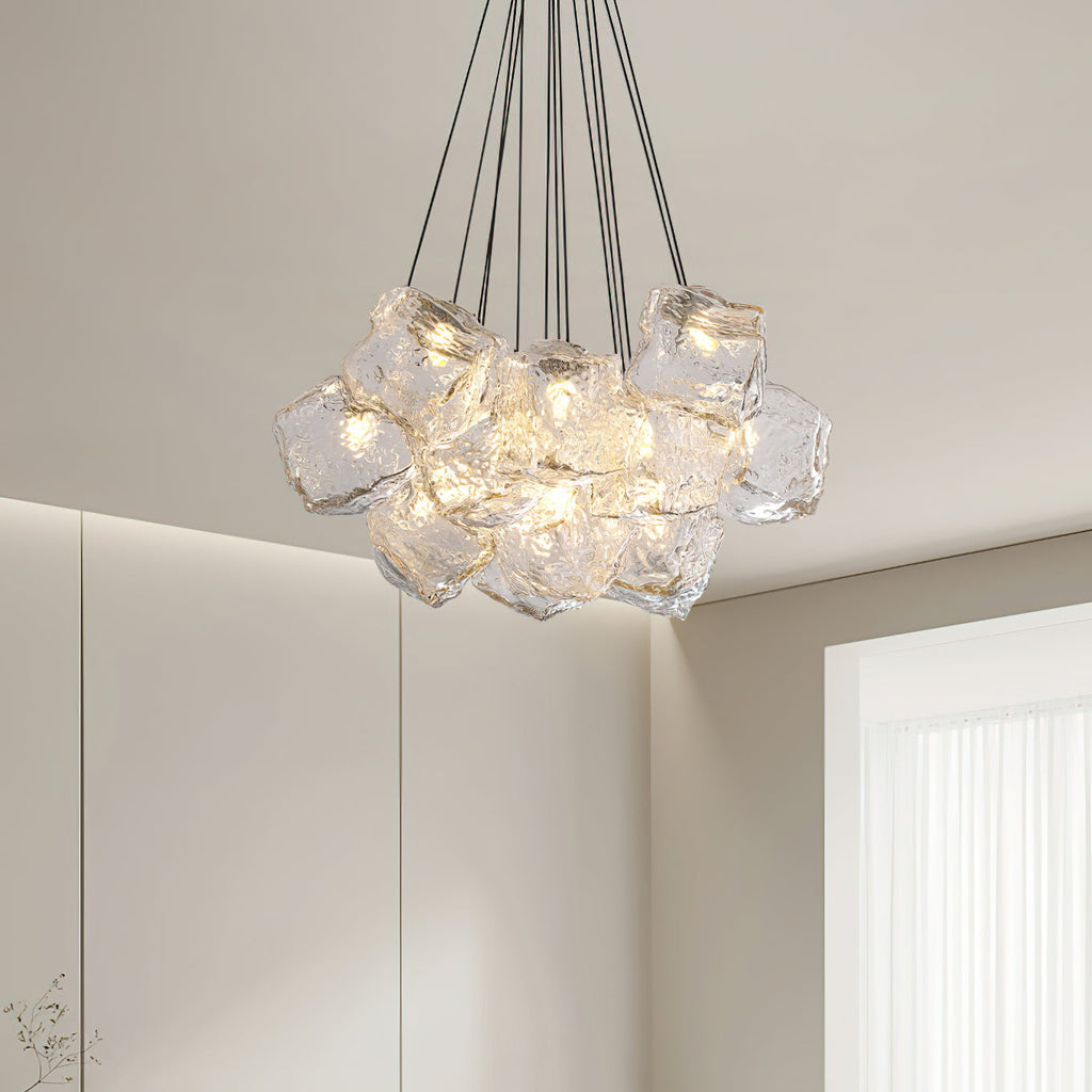 Ice Cubes Glass Chandelier — product view 12