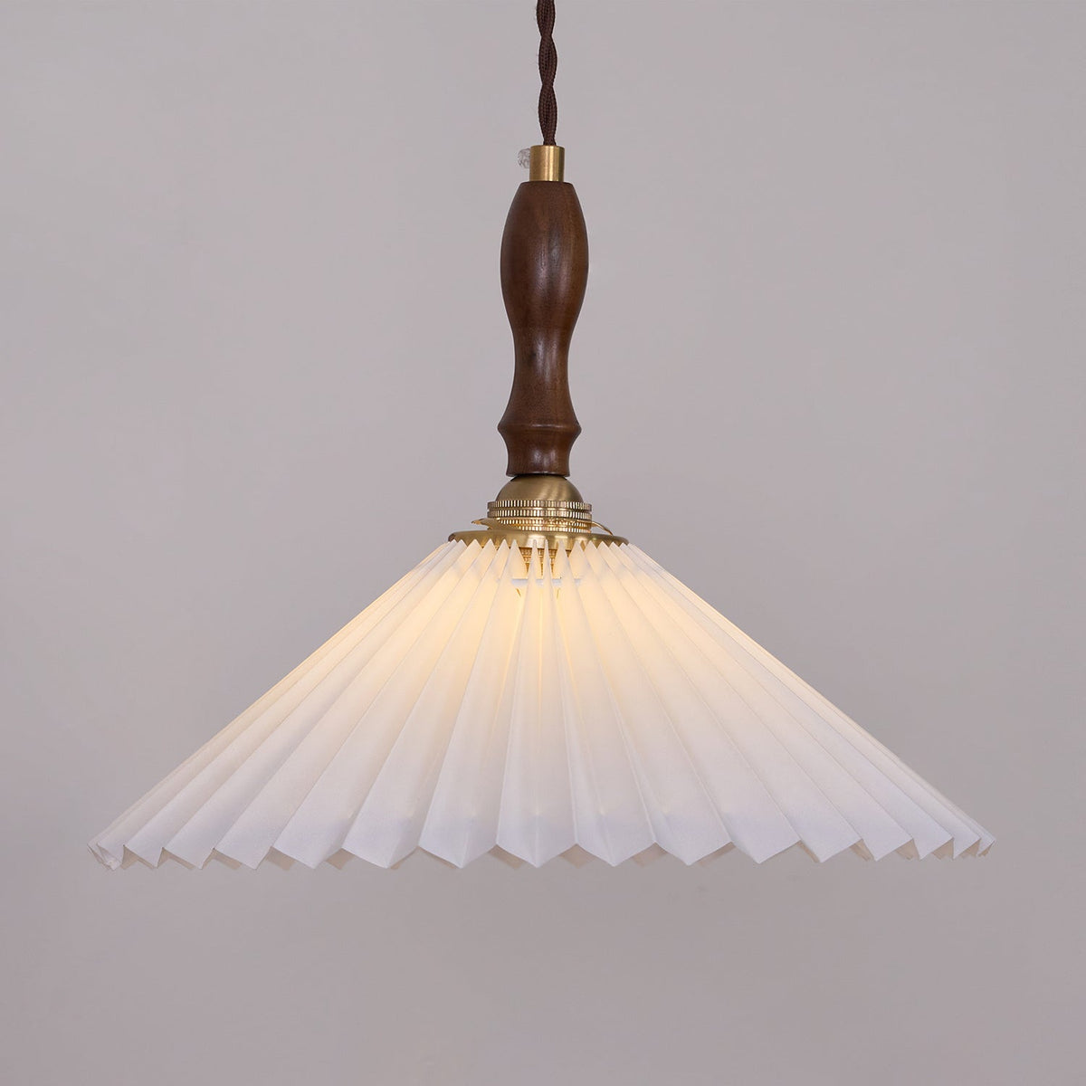 Prairie Pleated Plug In Pendant Lamp — product view 30