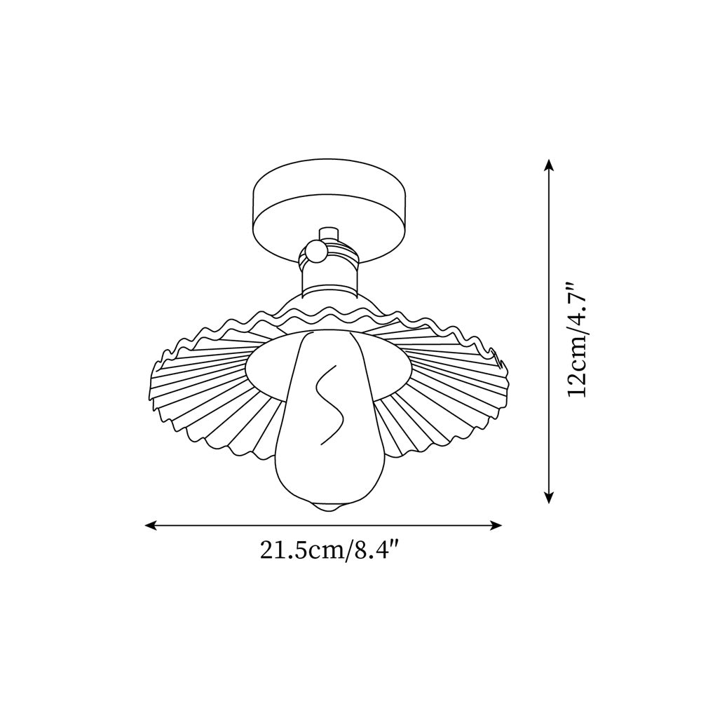 Kinney Glass Ceiling Light — product view 6