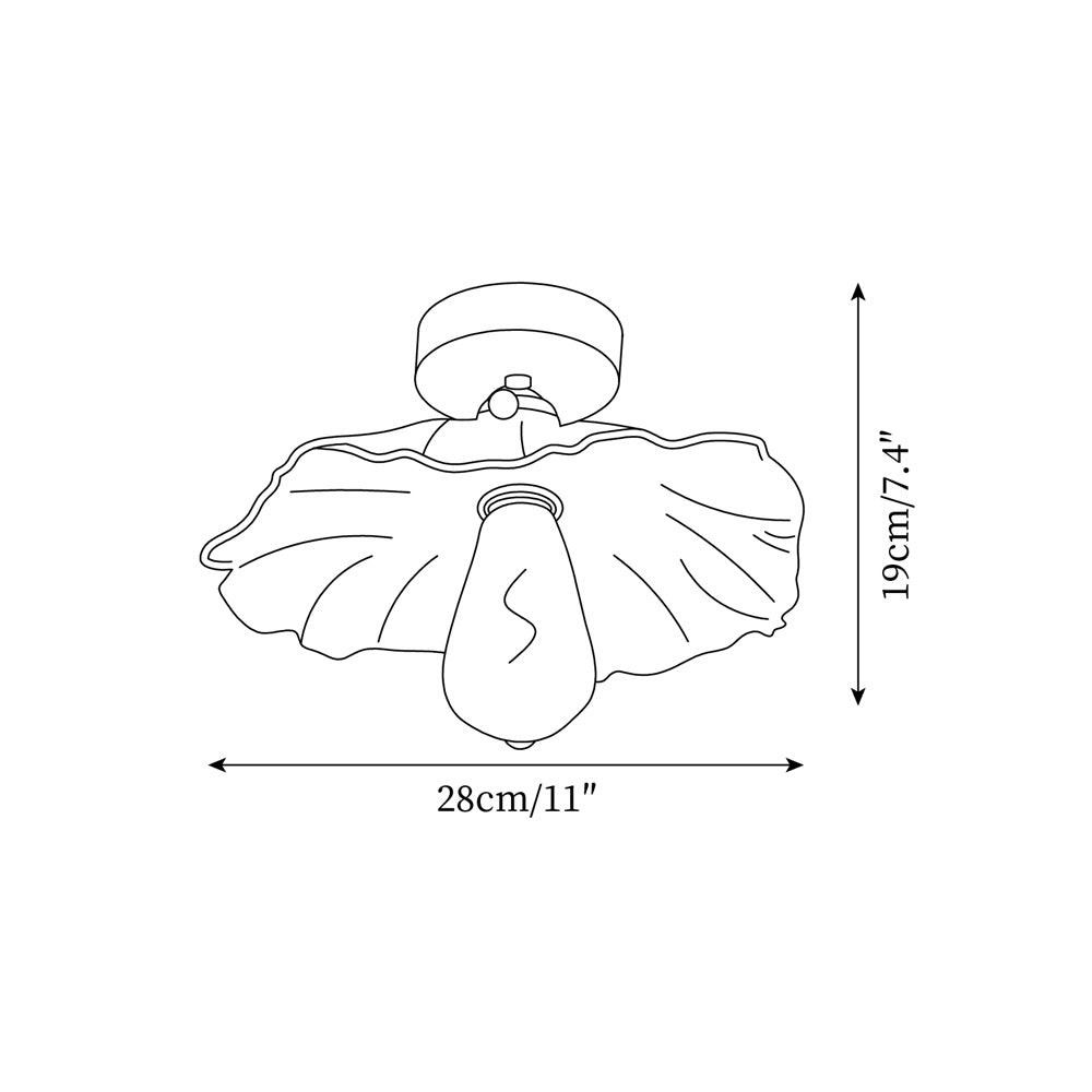 Kinney Glass Ceiling Light — product view 7