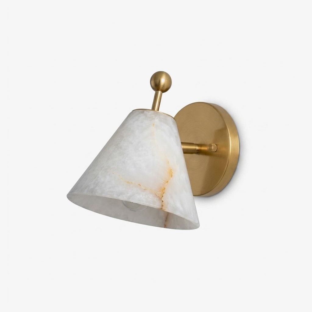 Alabaster Angled Wall Sconce – product view 1