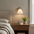 Alabaster Angled Wall Sconce – product view 3