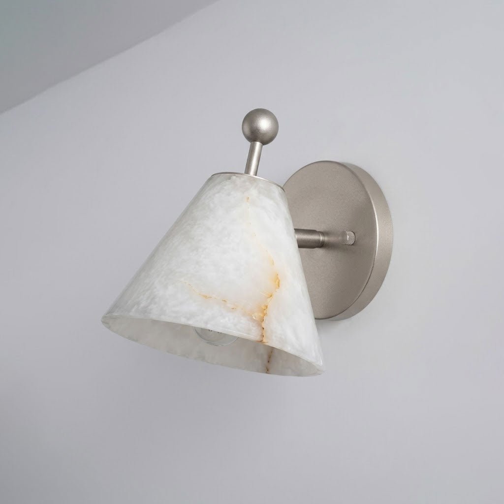 Alabaster Angled Wall Sconce – product view 7