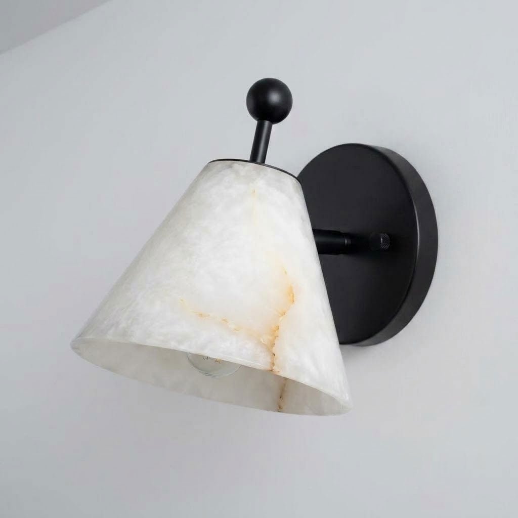 Alabaster Angled Wall Sconce – product view 8