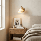 Alabaster Angled Wall Sconce – product view 12