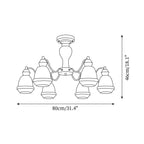Magiro Glass Chandelier — product view 5
