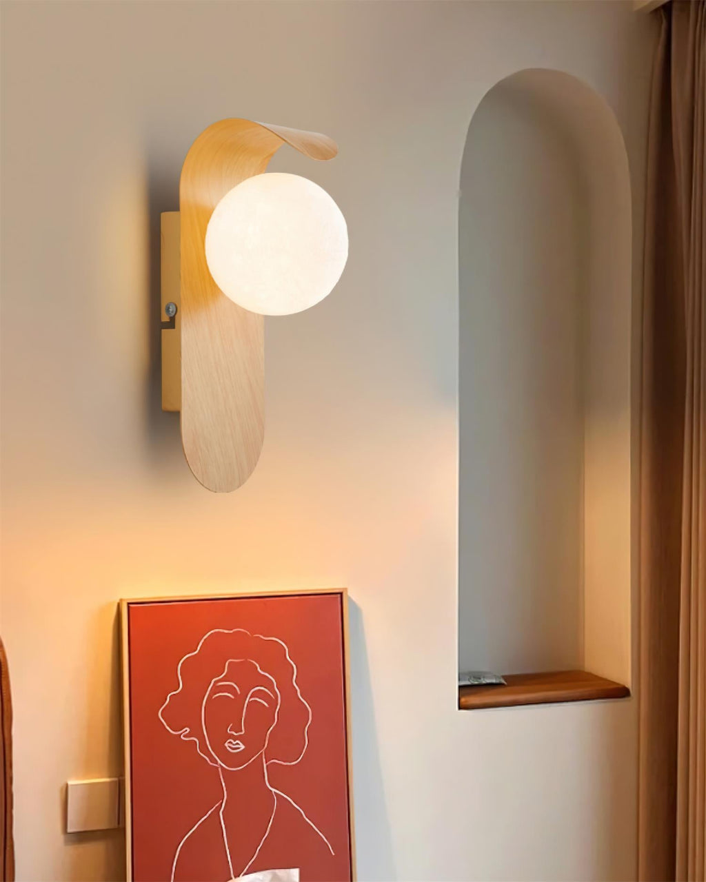 Carlyle Glass Wall Lamp — product view 14