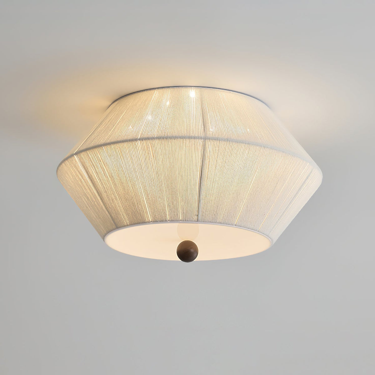Modern Wood Ceiling Light — product view 2