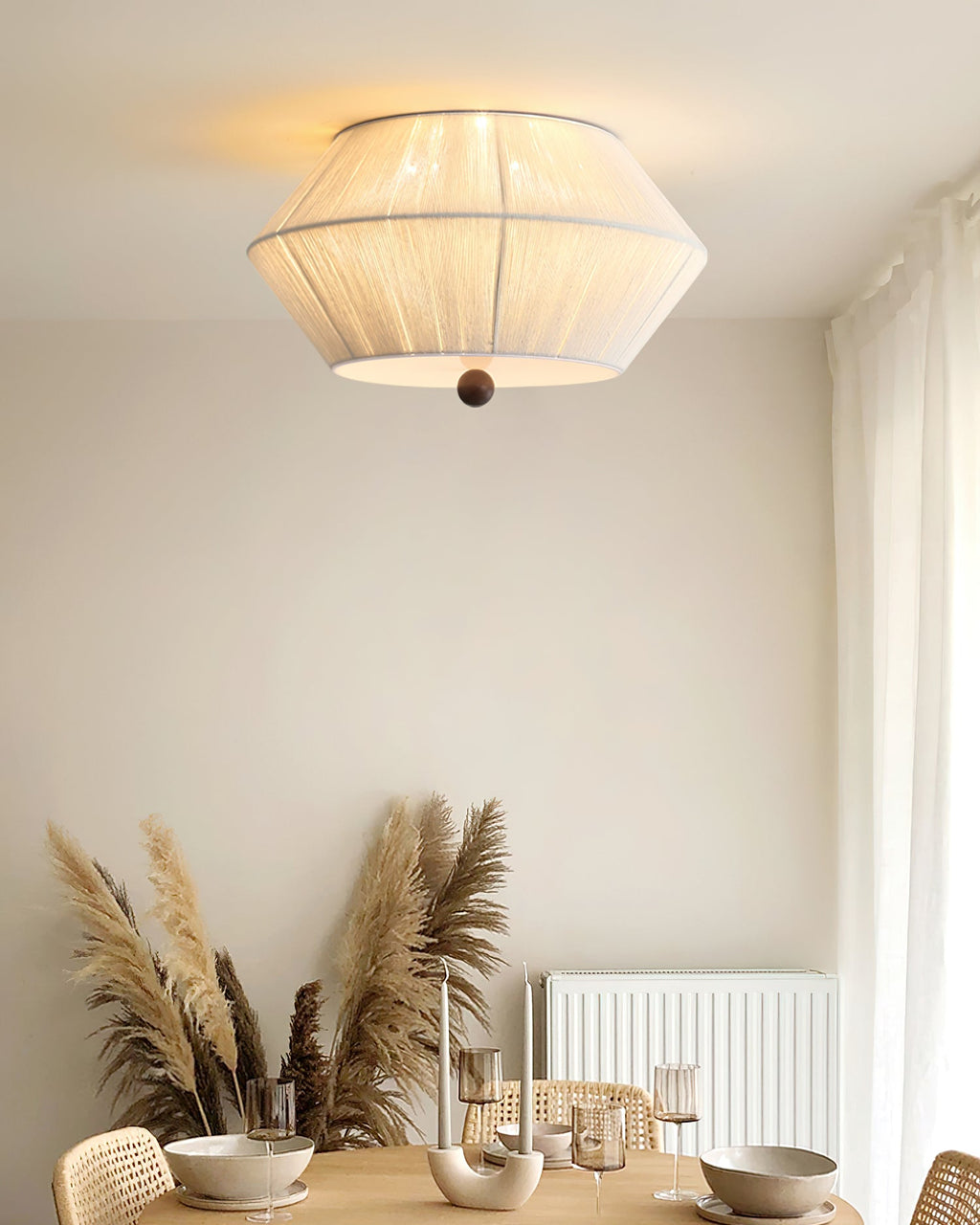 Modern Wood Ceiling Light — product view 4