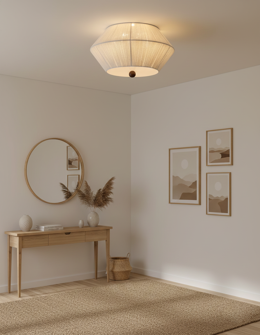 Modern Wood Ceiling Light — product view 9