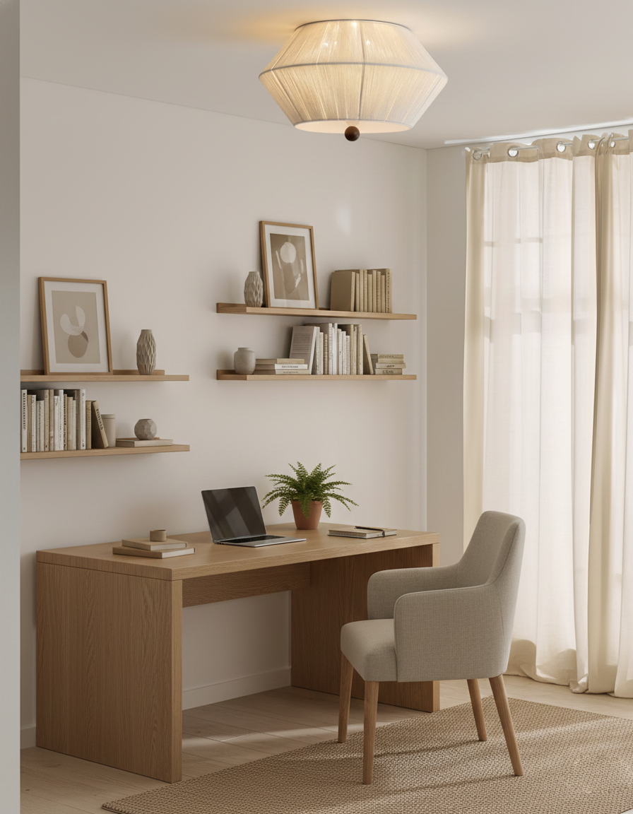 Modern Wood Ceiling Light — product view 10