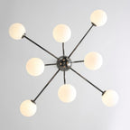 Black Doris Glass Chandelier — product view 10