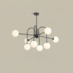 Black Doris Glass Chandelier — product view 19