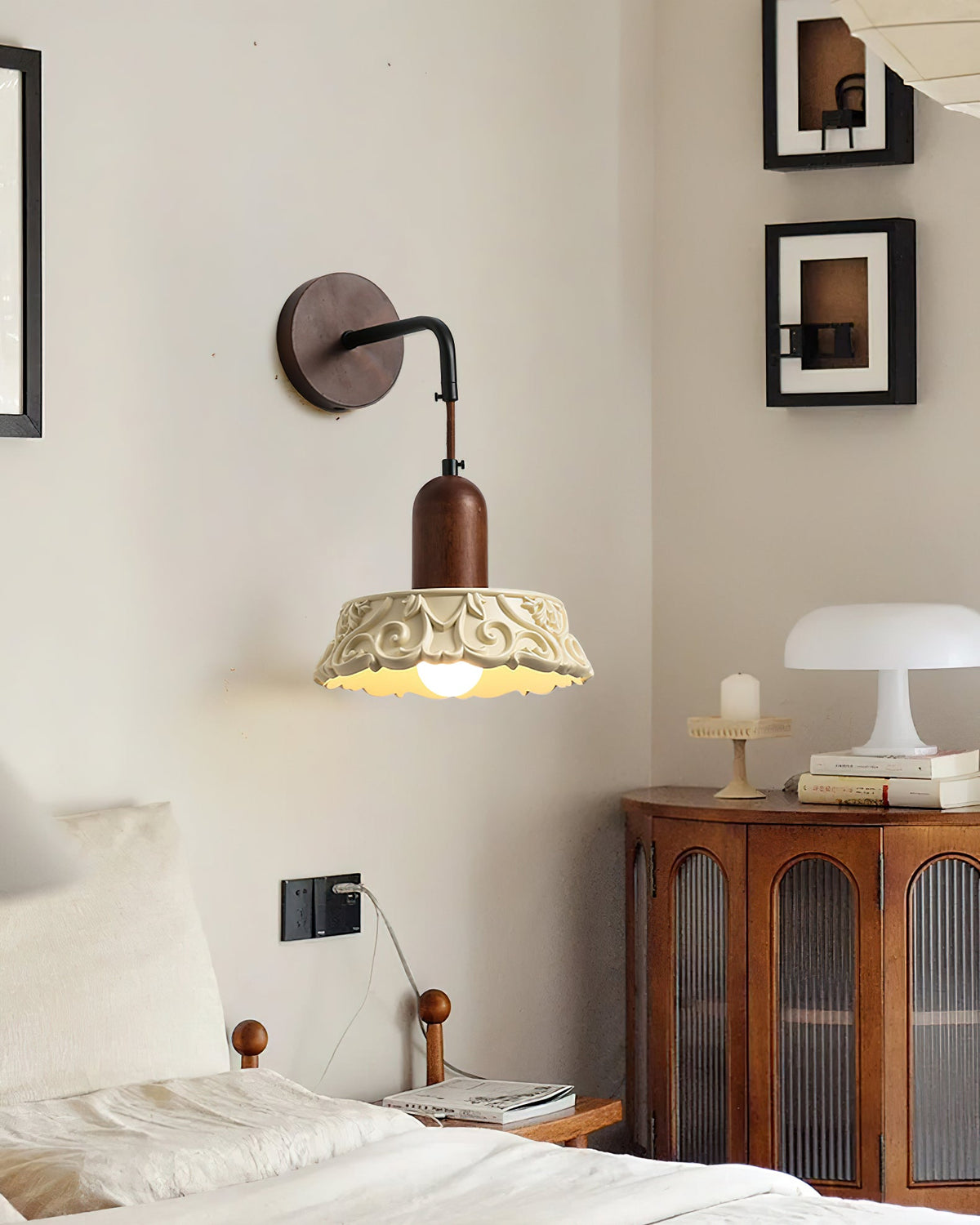 Shana Wood Wall Lamp — product view 4